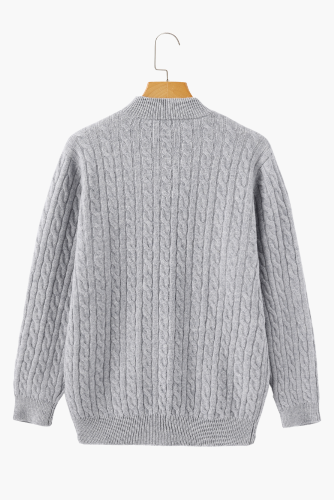 Woven Half Zip