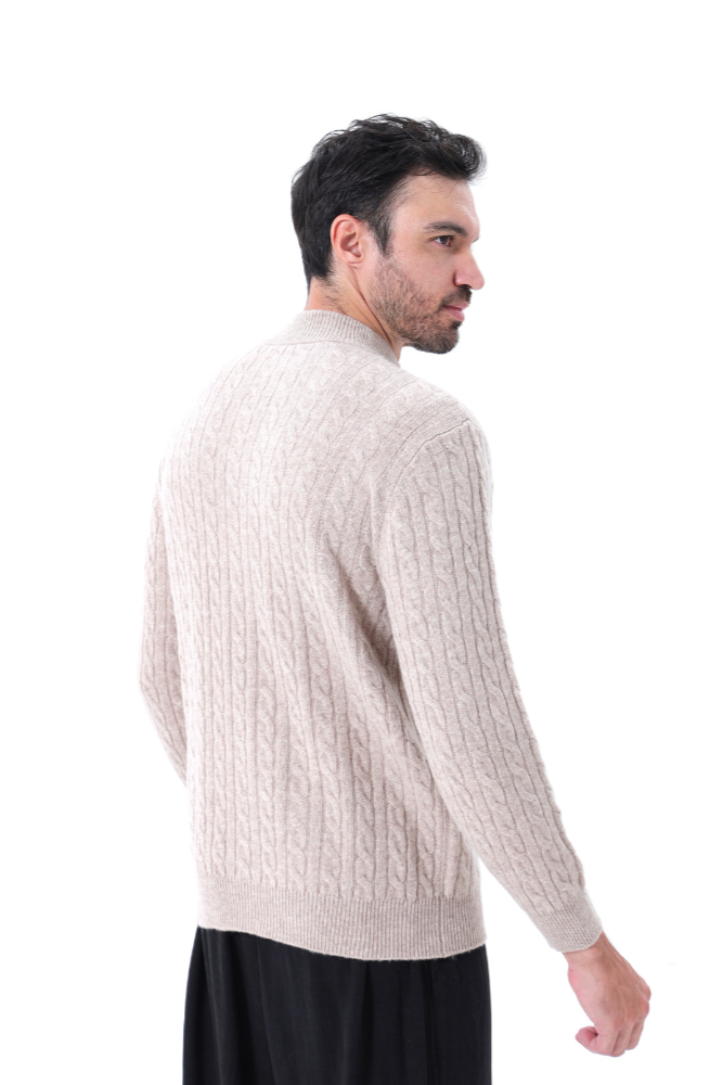 Woven Half Zip