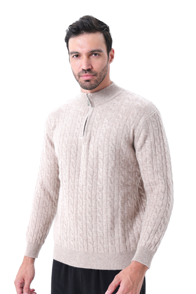 Woven Half Zip