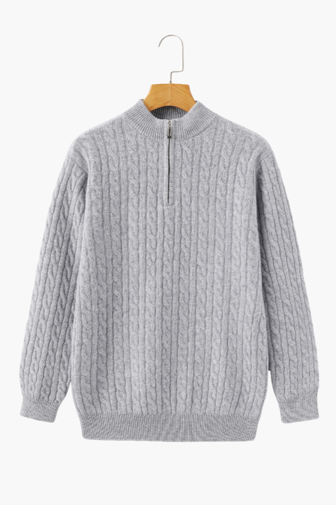 Woven Half Zip