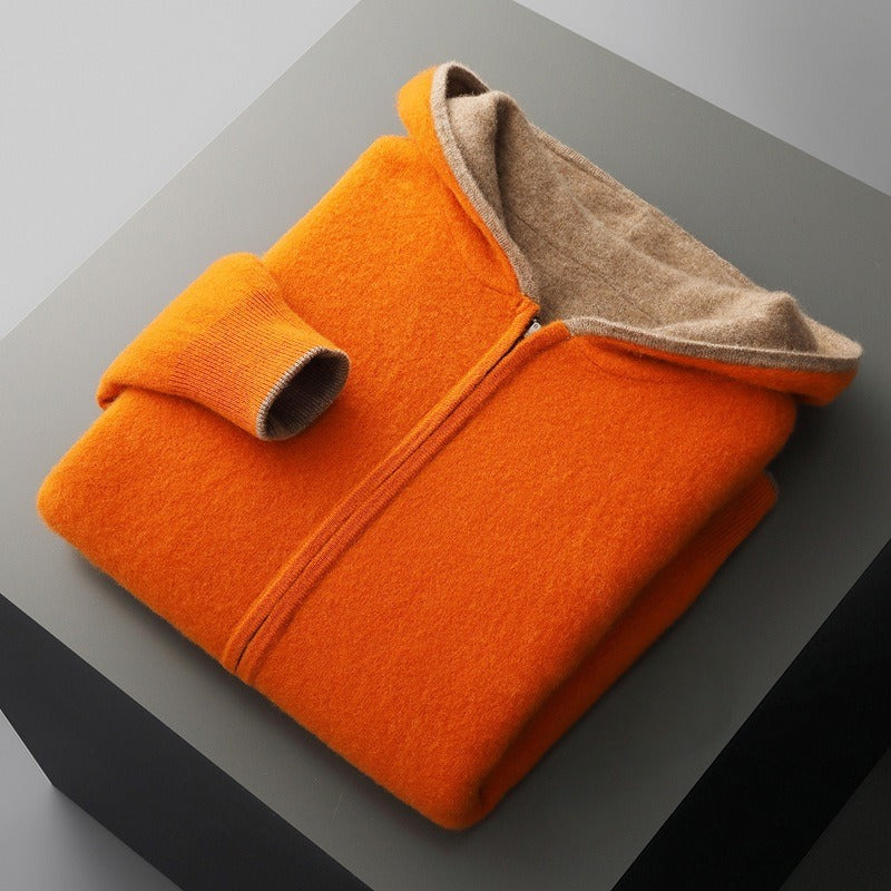 100% Merino Wool Reversible Hoodie