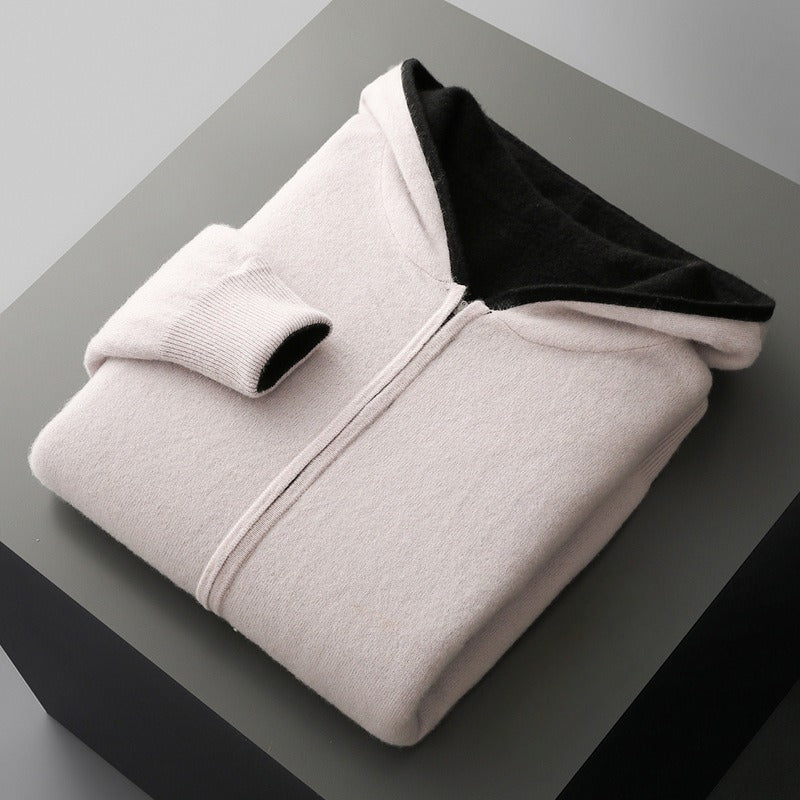 100% Merino Wool Reversible Hoodie