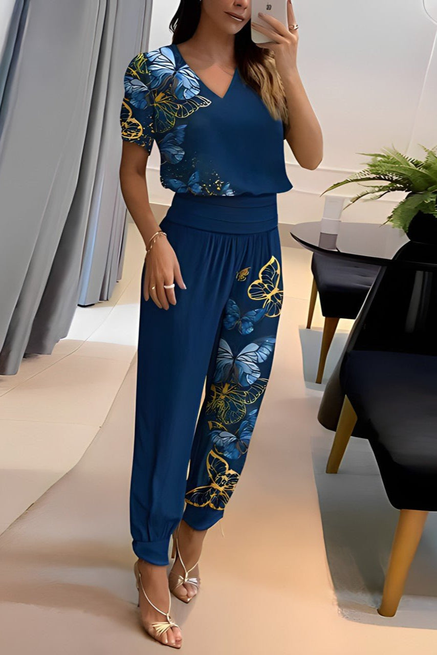 Alexandra - Trendy Set with Blouse and Pants