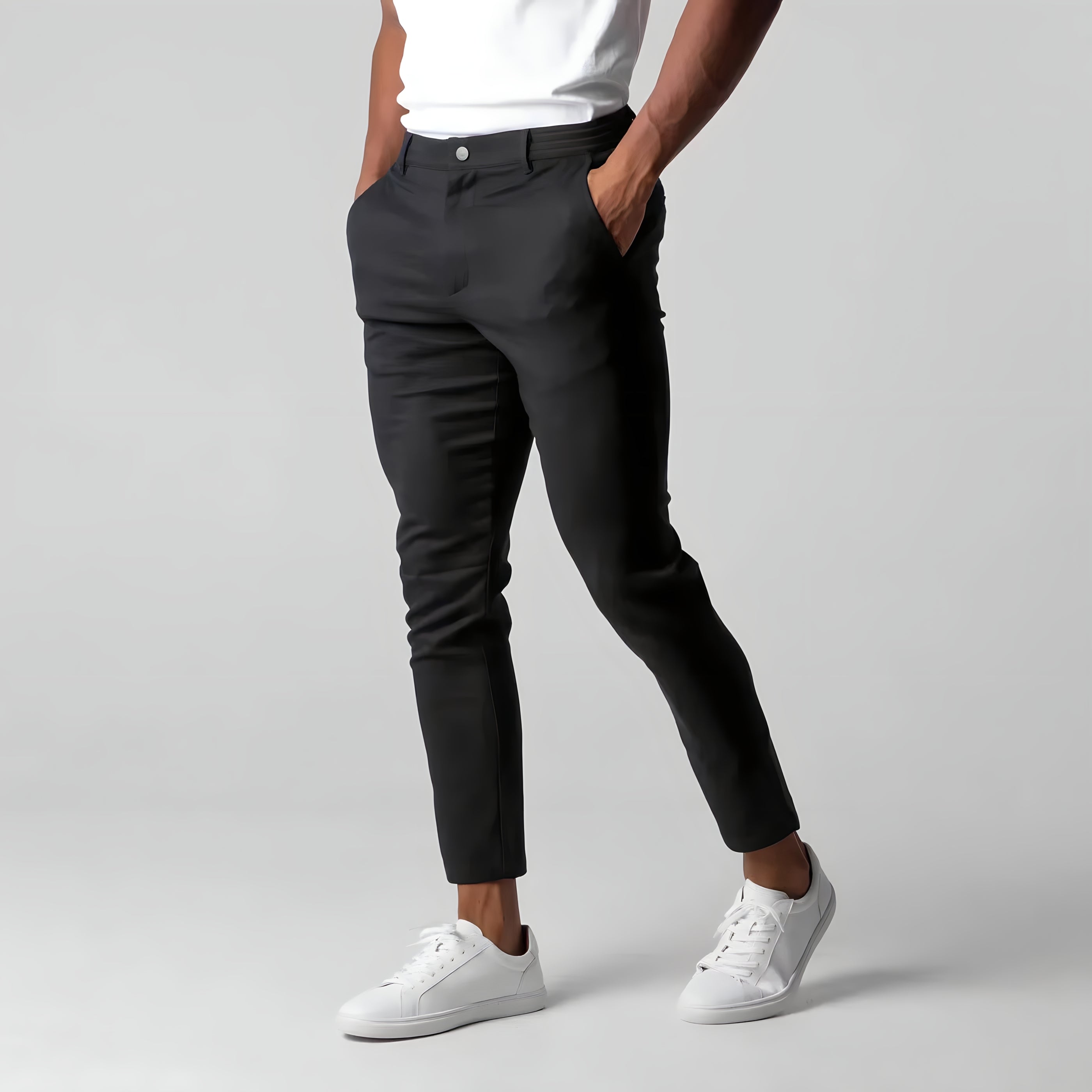 Wrinkle-Free Modern Mobility Trousers