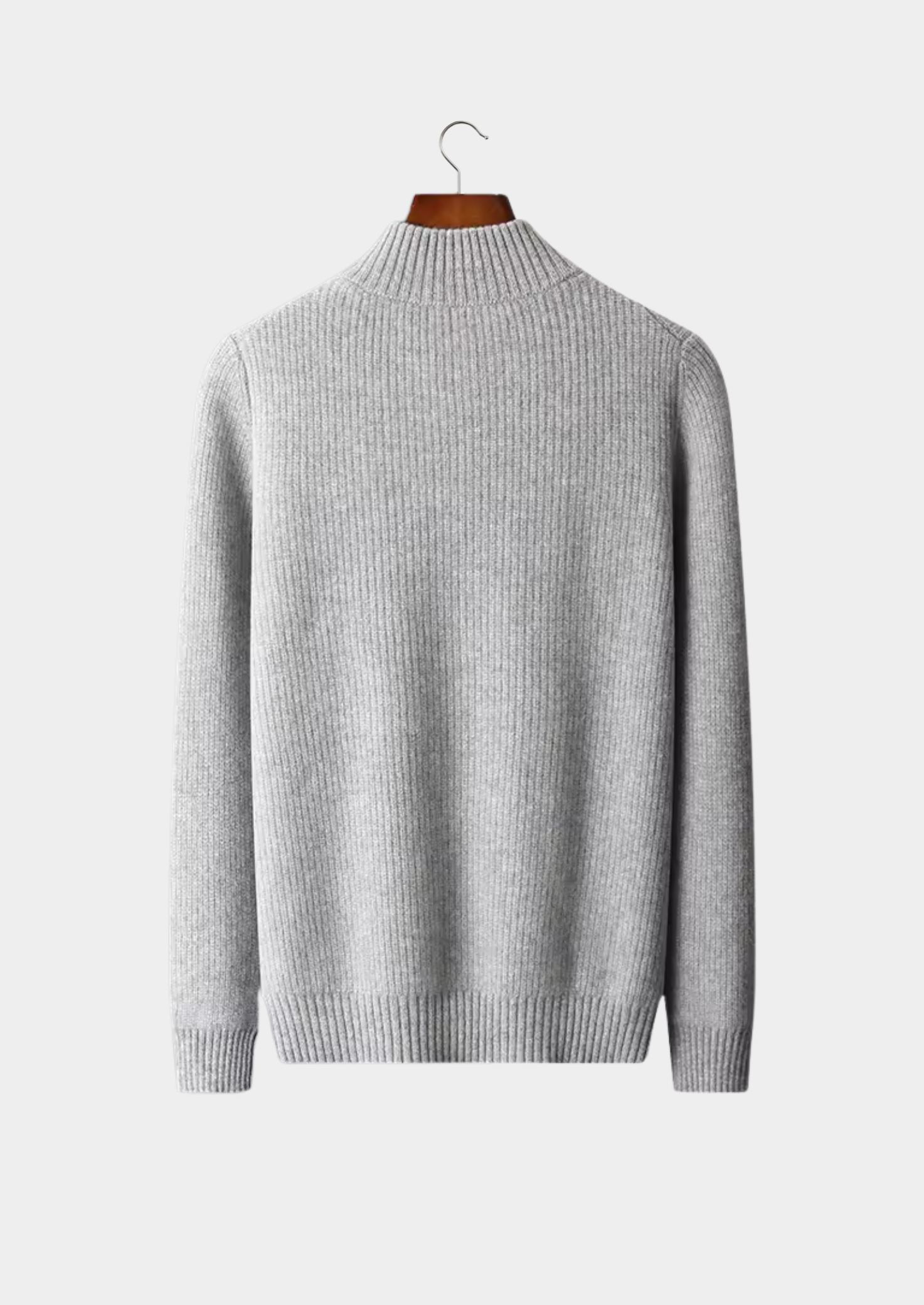 Merino Wool Ribbed Cardigan