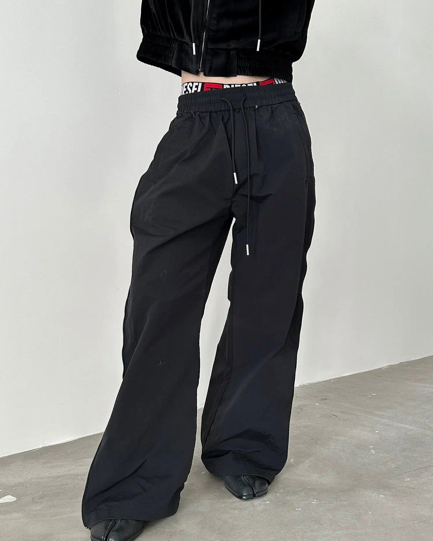 Gen Side Zip Striped Track Pants