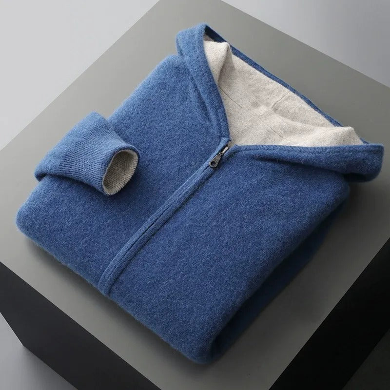 100% Merino Wool Reversible Hoodie