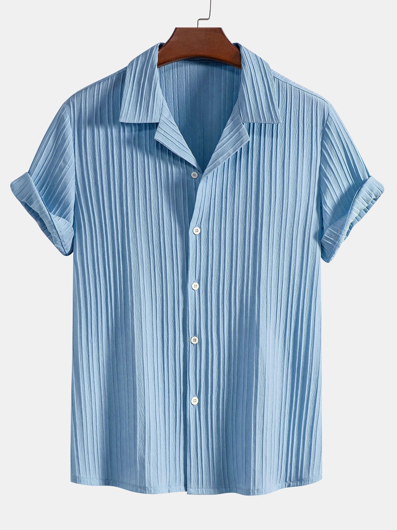 Pleated Shirt & Relaxed Drawstring Trouser Set