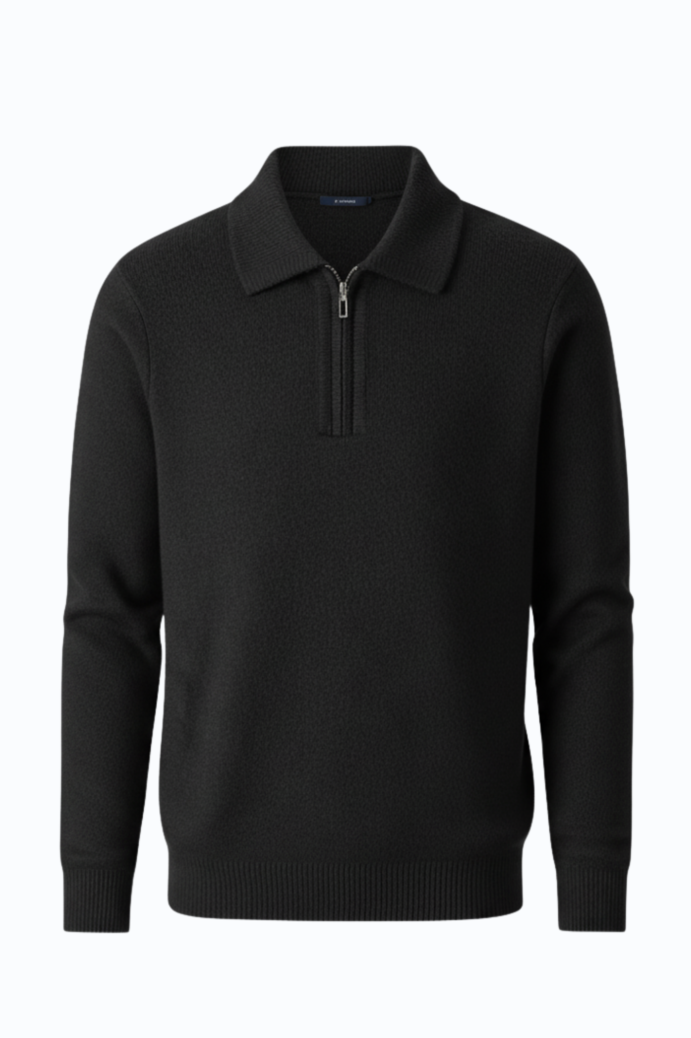 100% Cashmere Quarter Zip Sweater