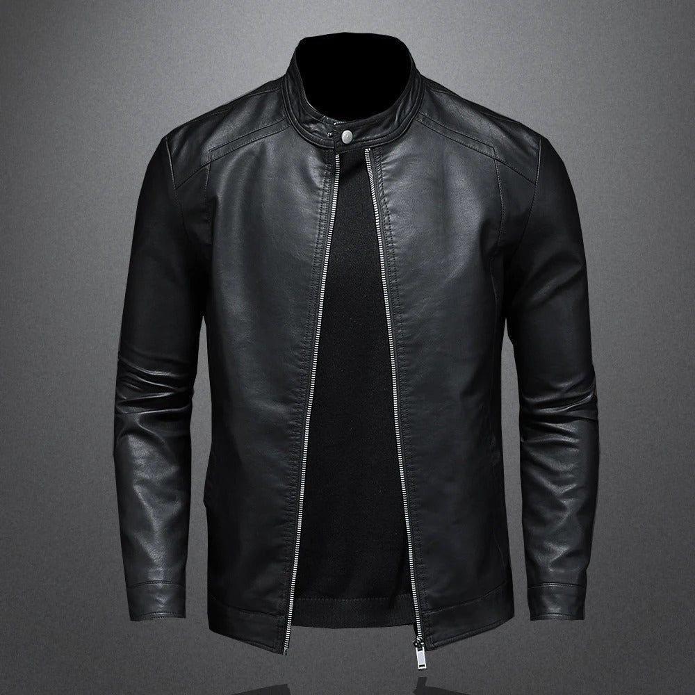 Classic Leather Zip Jacket