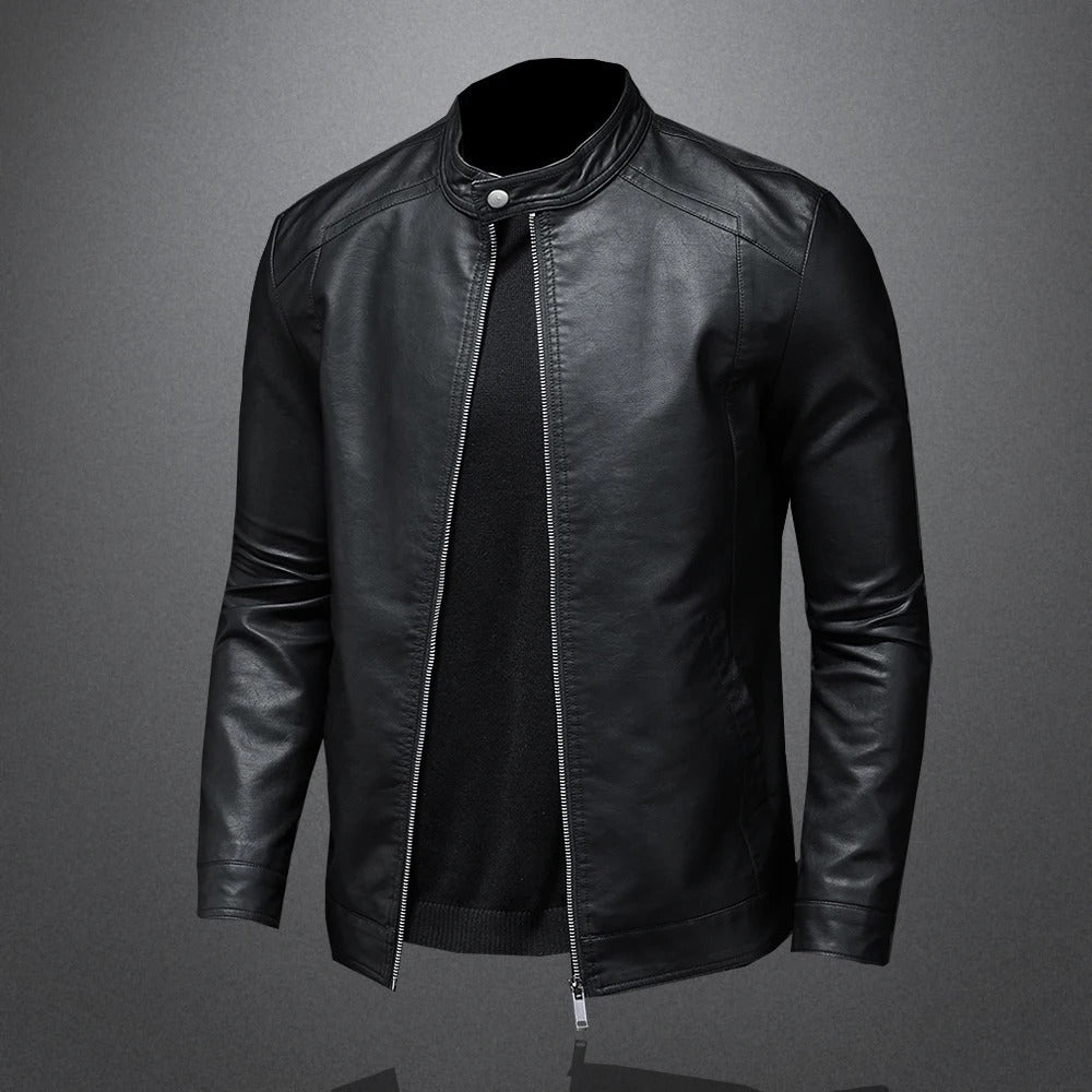 Classic Leather Zip Jacket
