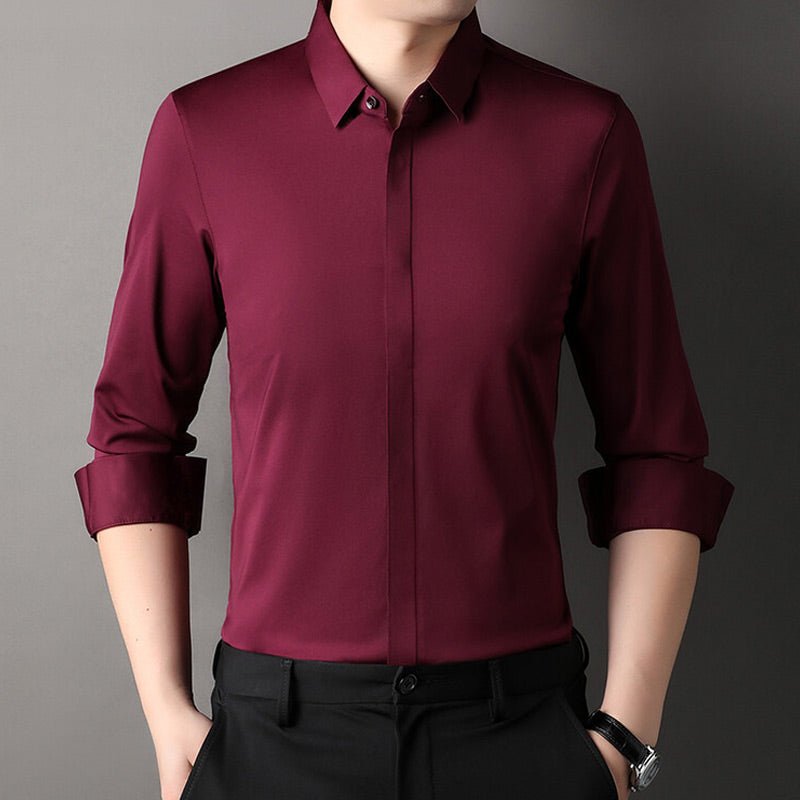 Wrinkle-Free Stretch Dress Shirt (Buy 1 Get 1 FREE)