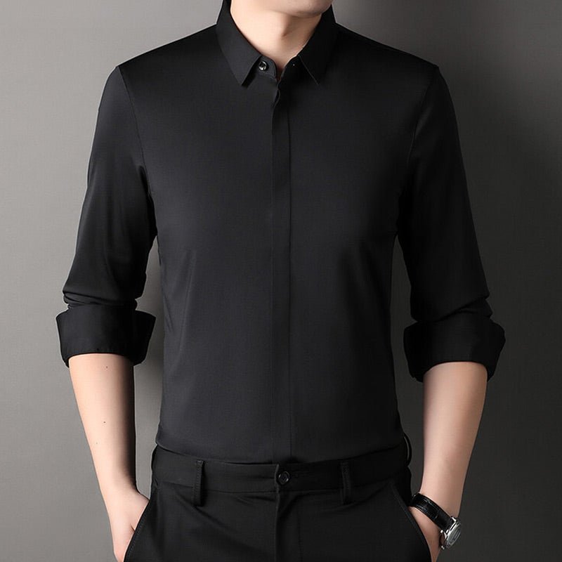 Wrinkle-Free Stretch Dress Shirt (Buy 1 Get 1 FREE)