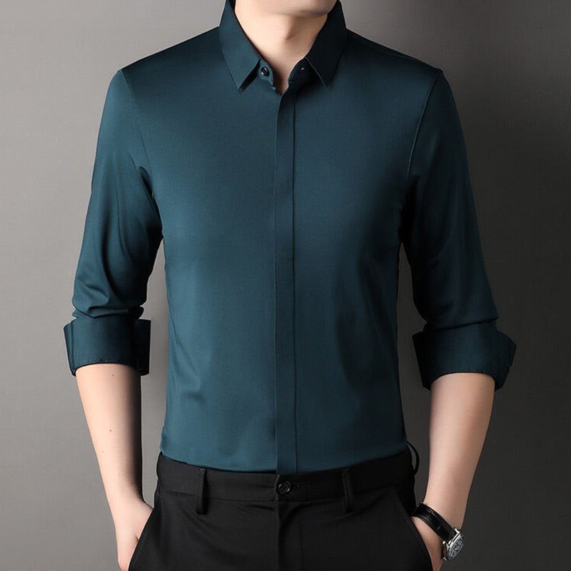 Wrinkle-Free Stretch Dress Shirt (Buy 1 Get 1 FREE)