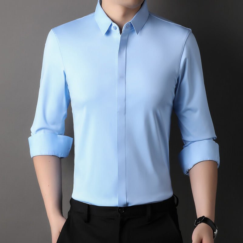 Wrinkle-Free Stretch Dress Shirt (Buy 1 Get 1 FREE)