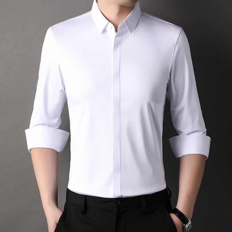 Wrinkle-Free Stretch Dress Shirt (Buy 1 Get 1 FREE)