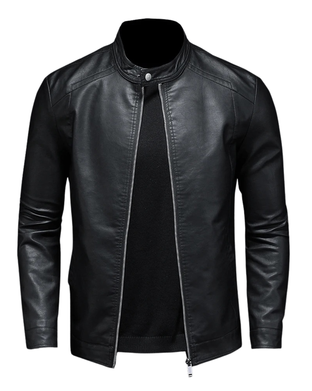 Classic Leather Zip Jacket