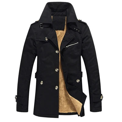 Elegant Quilted Trench Coat
