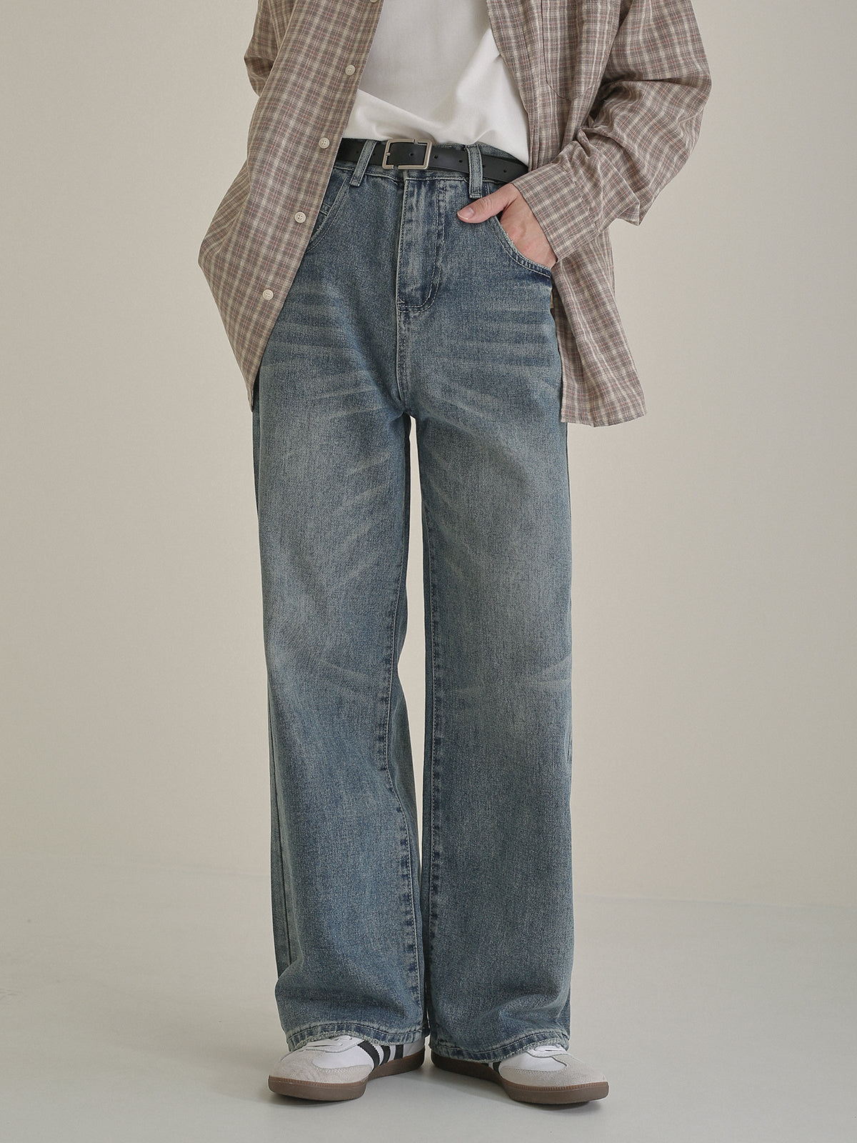 Washed Comfty Bootcut Jeans