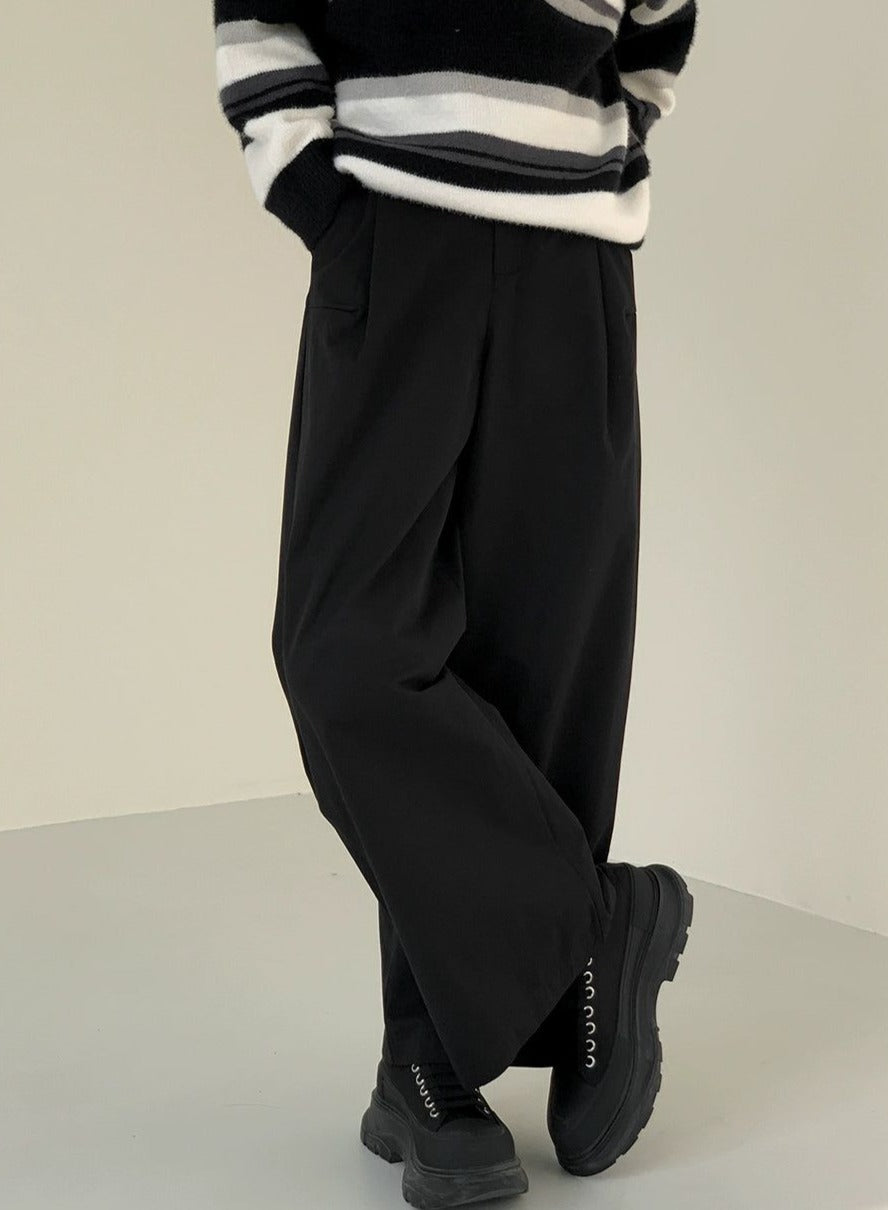 Wide Leg Gartered Pants